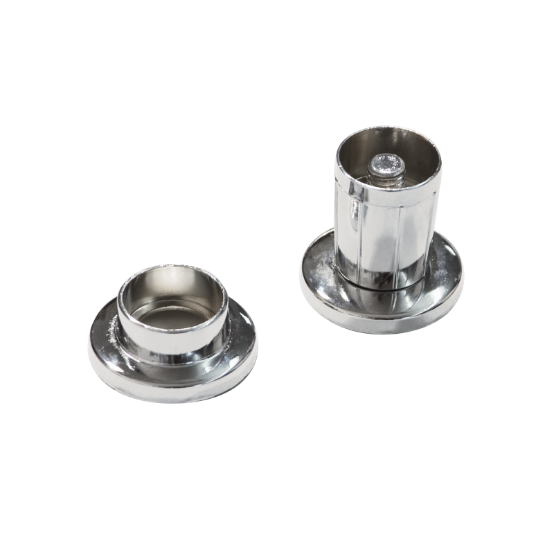 ADJUSTABLE TENSION SHOWER ROD FLANGES Shower Rod Flanges Polished Chrome