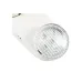 LED Emergency Light-Two Adjustable Heads-Battery Backup-White Housing | LS-EML012