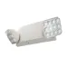 LED Dual-Head Emergency Light Adjustable Light Heads White | LS-EML033