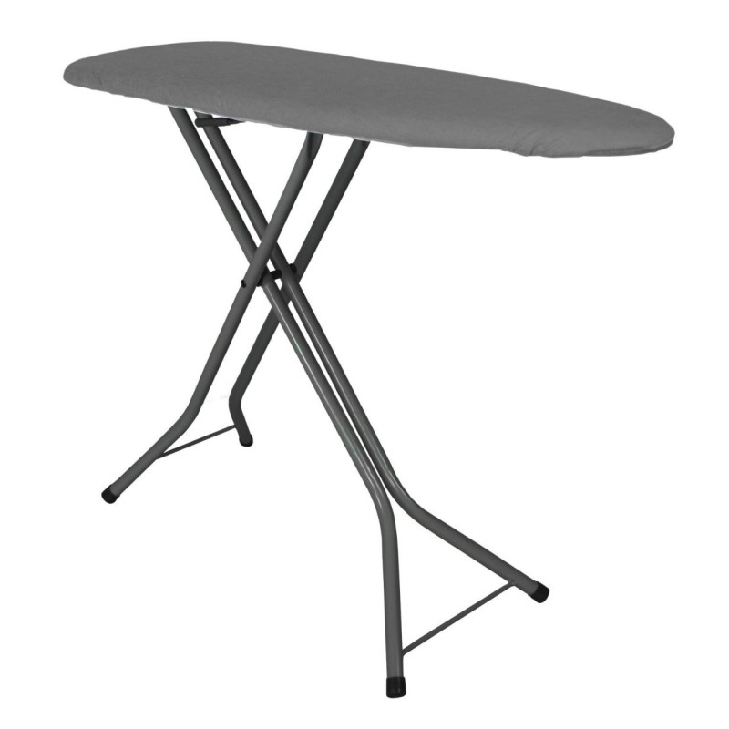 Compact Ironing Board- Charcoal Cover/Black Legs