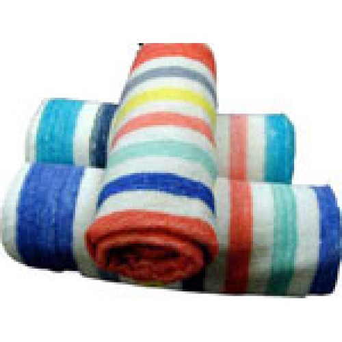 Pool Towels - Color Candy Stripe