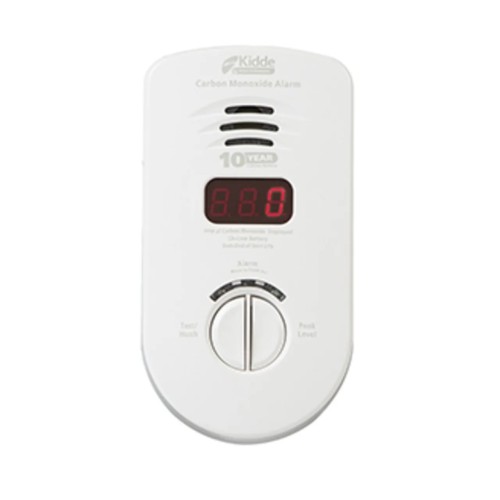 Worry-Free Living Area Plug-in Carbon Monoxide Alarm with Sealed Lithium Battery Backup and Digital Display KN-COP-DP-10YL