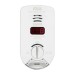 Worry-Free Hallway Plug-in Carbon Monoxide Alarm with Sealed Lithium Battery Backup, Digital Display, and Escape/Night Light KN-COP-DP-10YH