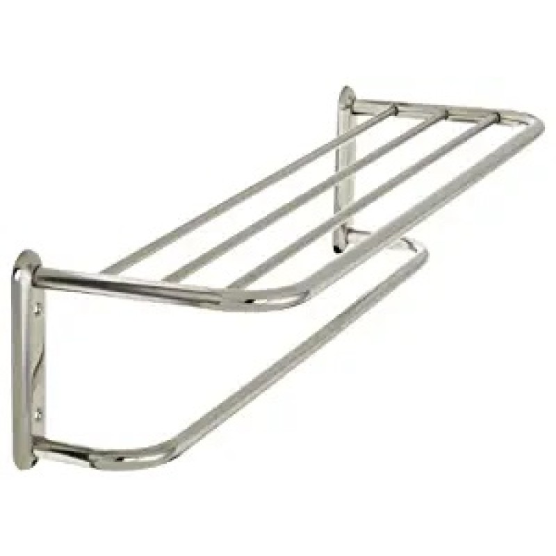 24" Towel Shelf / Supplied Fully Assembled - Satin Stainless Steel