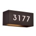 Address Lights Fixture with Room Numbers is Custom Made for Each Room