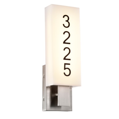 Address Lights Fixture with Room Numbers is Custom Made for Each Room Oil Rubbed Bronze