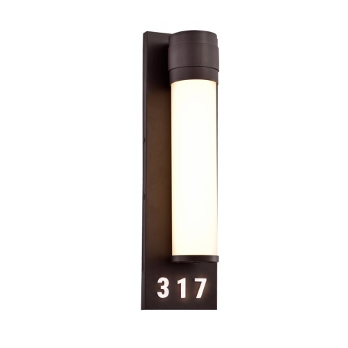 Address Lights Fixture with Room Numbers is Custom Made for Each Room Oil Rubbed Bronze Black