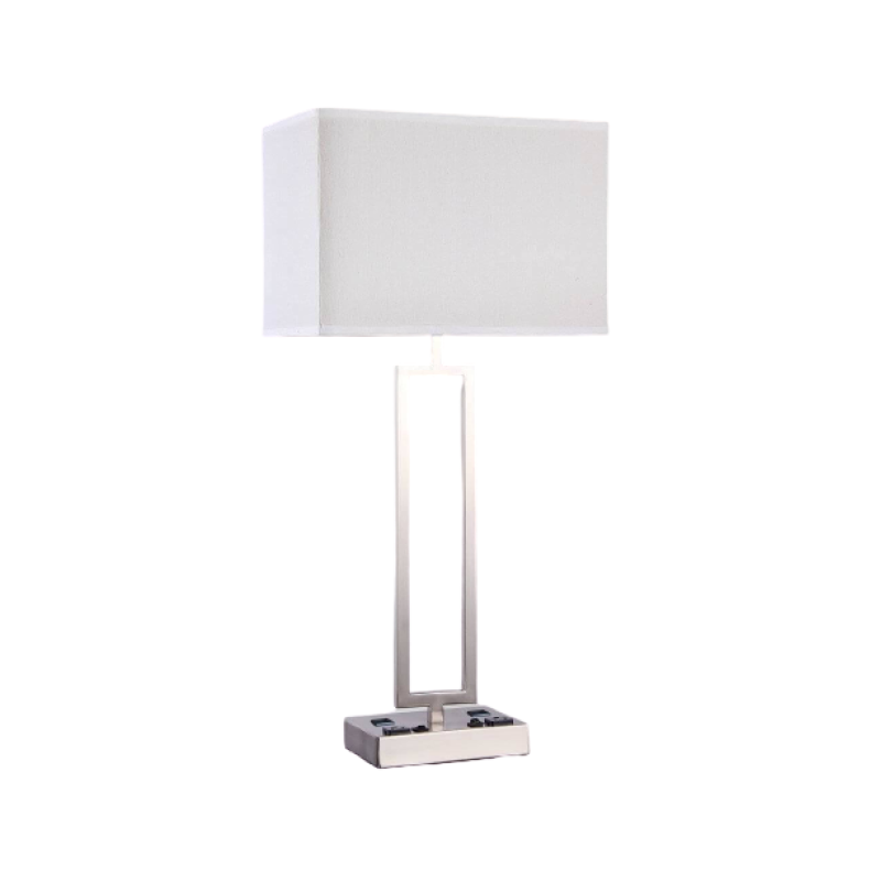 Desk Lamp with 2 Elec/USBs