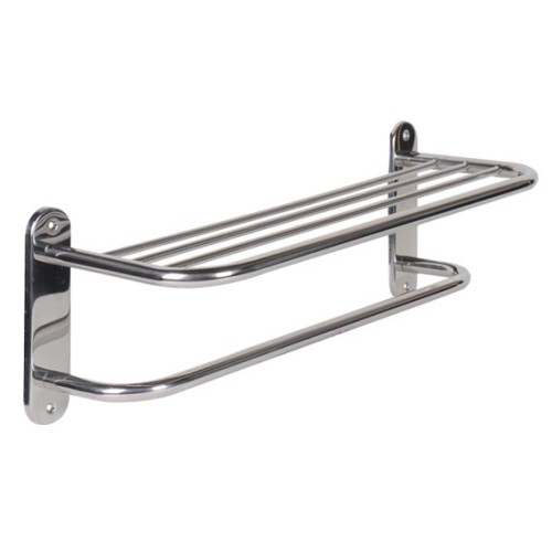 Towel shelf Towel shelf with three round bars