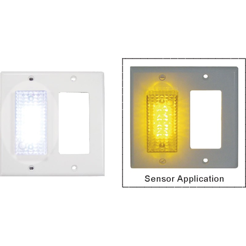 Guestroom Lighting & Shades Faceplates with & Without Night Light Bulbs