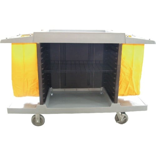 Housekeeping Cart Grey / Yellow