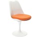 Lippa Dining Fabric Side Chair in Orange