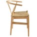 Amish Dining Wood Armchair in Natural