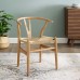 Amish Dining Wood Armchair in Natural