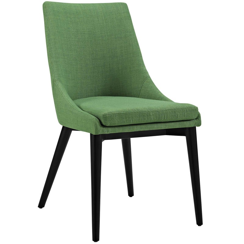 Viscount Fabric Dining Chair in Kelly Green