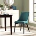 Viscount Fabric Dining Chair in Teal