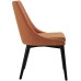 Viscount Fabric Dining Chair in Orange