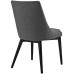 Viscount Fabric Dining Chair in Gray