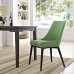 Viscount Fabric Dining Chair in Kelly Green