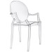 Casper Dining Armchair in Clear