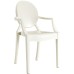 Casper Dining Armchair in White