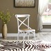 Gear Dining Side Chair in White