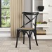 Gear Dining Side Chair in Black