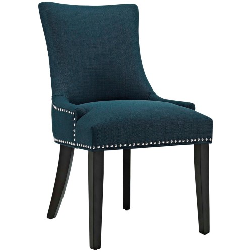 Marquis Fabric Dining Chair in Azure