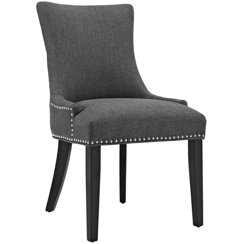 Marquis Fabric Dining Chair in Gray