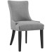 Marquis Fabric Dining Chair in Light Gray