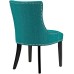 Marquis Fabric Dining Chair in Teal