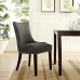 Marquis Fabric Dining Chair in Brown