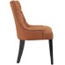 Regent Tufted Fabric Dining Side Chair in Orange