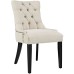 Regent Tufted Fabric Dining Side Chair in Beige