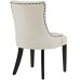 Regent Tufted Fabric Dining Side Chair in Beige