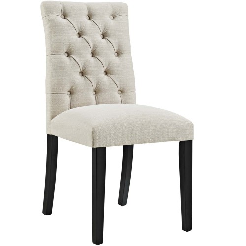 Duchess Fabric Dining Chair in Beige