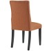 Duchess Fabric Dining Chair in Orange