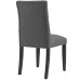 Duchess Fabric Dining Chair in Gray