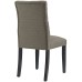 Duchess Fabric Dining Chair in Granite