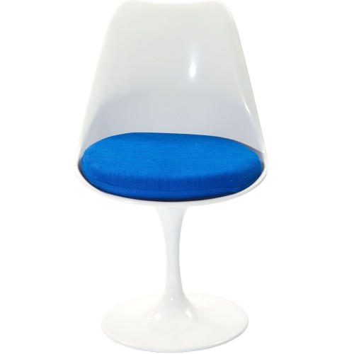 Lippa Dining Fabric Side Chair in Blue