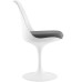 Lippa Dining Vinyl Side Chair in Gray