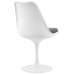 Lippa Dining Vinyl Side Chair in Gray