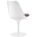 Lippa Dining Vinyl Side Chair in Tan