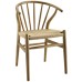 Flourish Spindle Wood Dining Side Chair in Natural