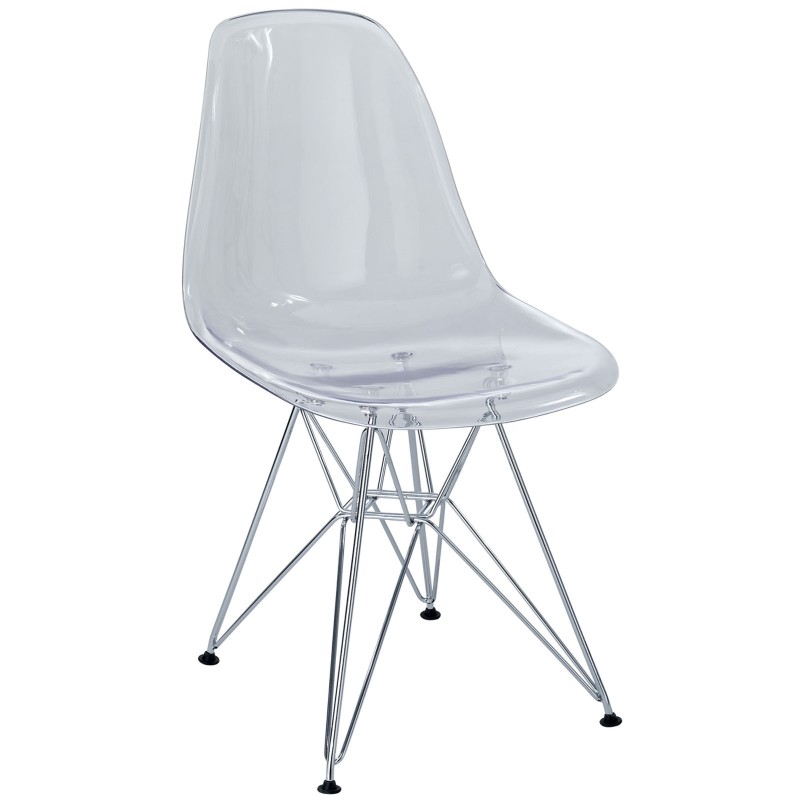 Paris Dining Side Chair in Clear