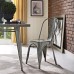 Promenade Side Chair in Gunmetal