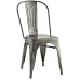 Promenade Side Chair in Gunmetal