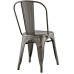 Promenade Side Chair in Gunmetal