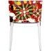 Flower Dining Side Chair in Clear