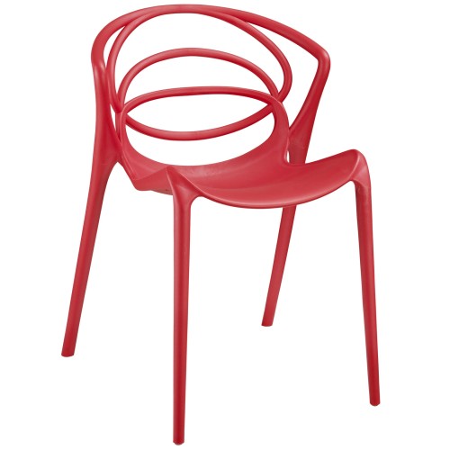 Locus Dining Side Chair in Red